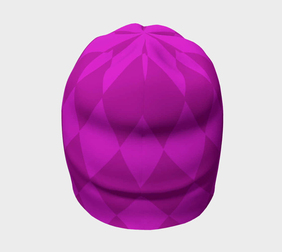 Harlequin Fuchsia Beanie preview #4