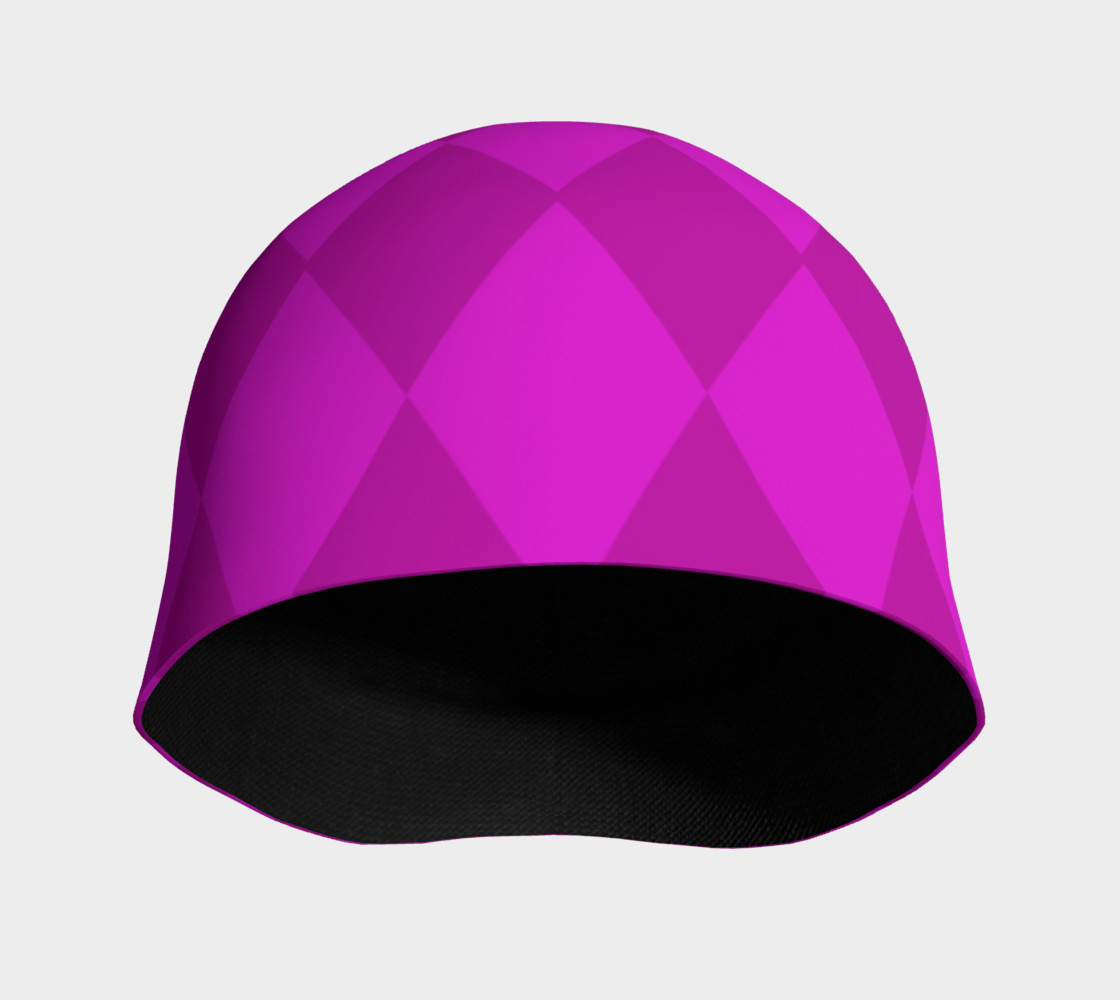 Harlequin Fuchsia Beanie preview #3
