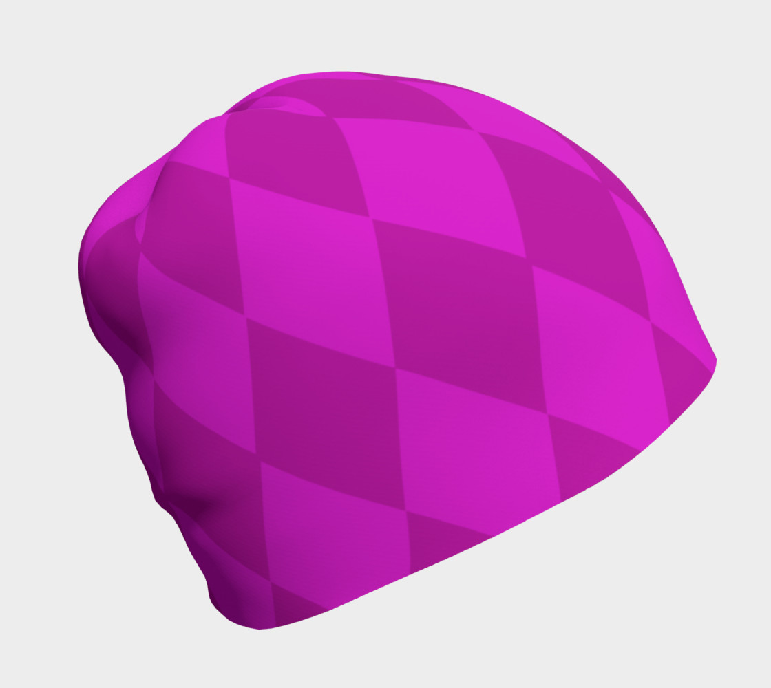 Harlequin Fuchsia Beanie preview #1