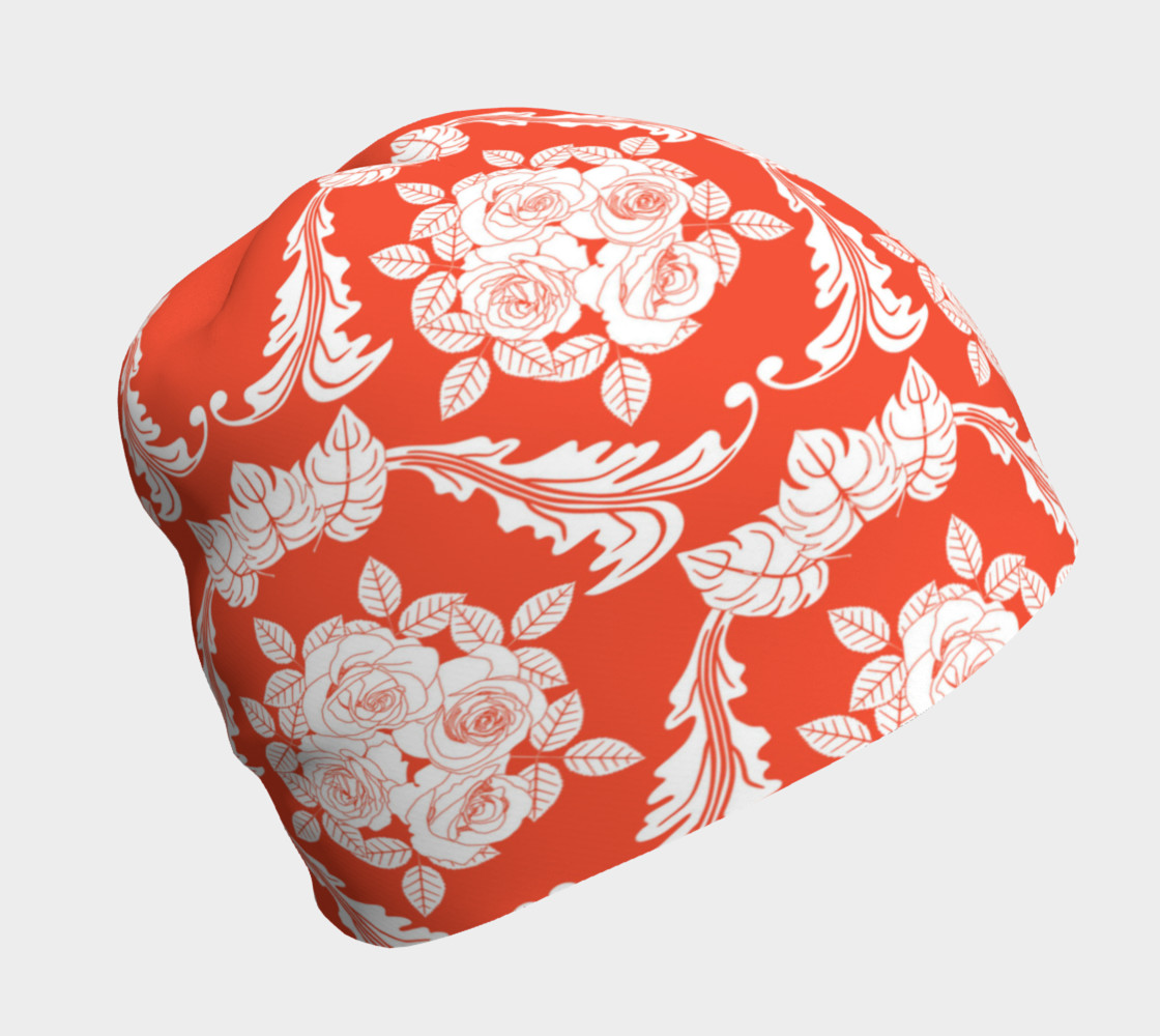 Red Damask Beanie preview #1