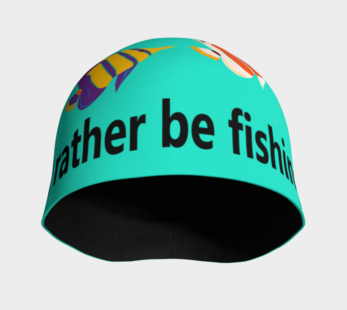 Aperçu de I'd Rather Be Fishing Beanie #3