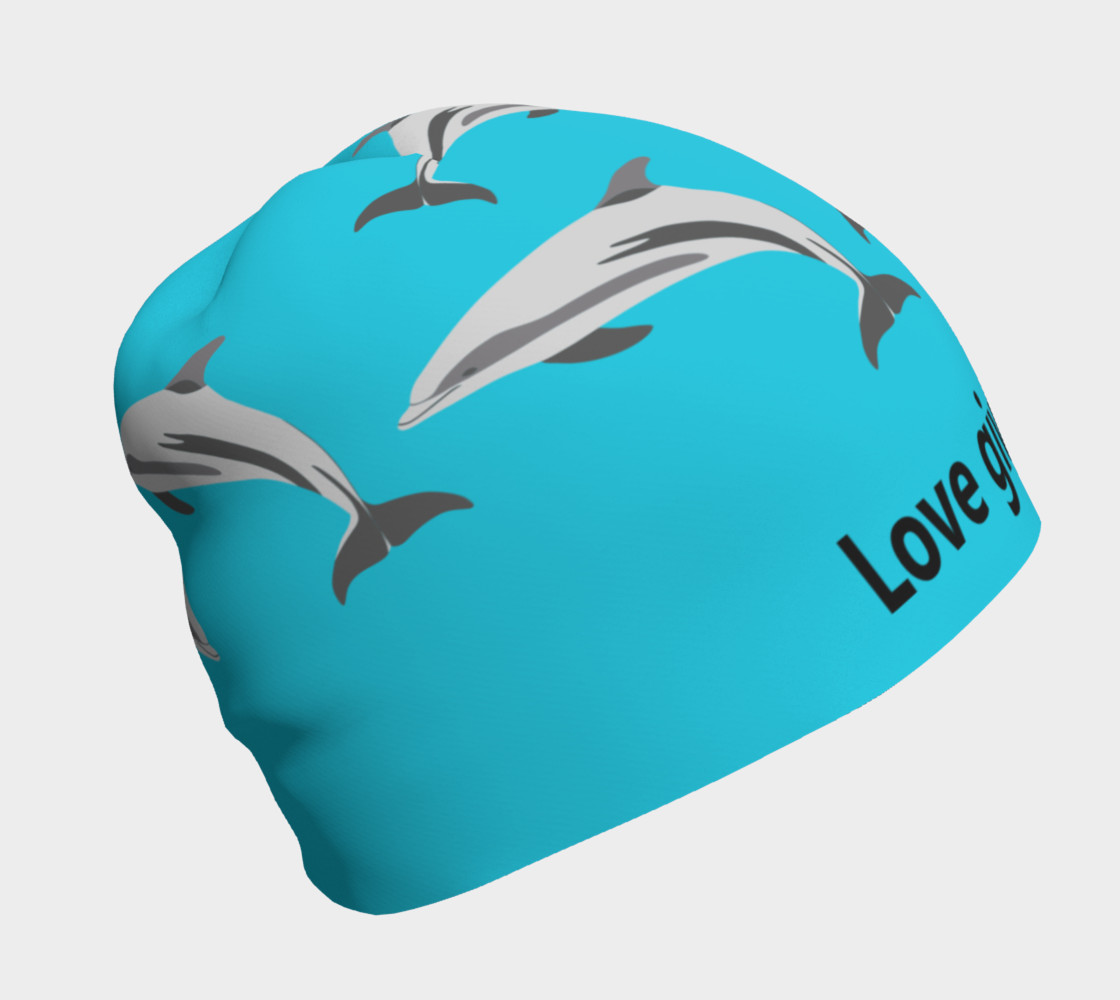 Aperçu de Love Gives Life Porpoise Beanie #1