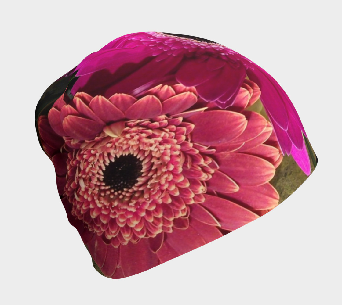 Bright Daisy Beanie by PhotoGrahpic Artistry by Heather J Kirk 3D preview