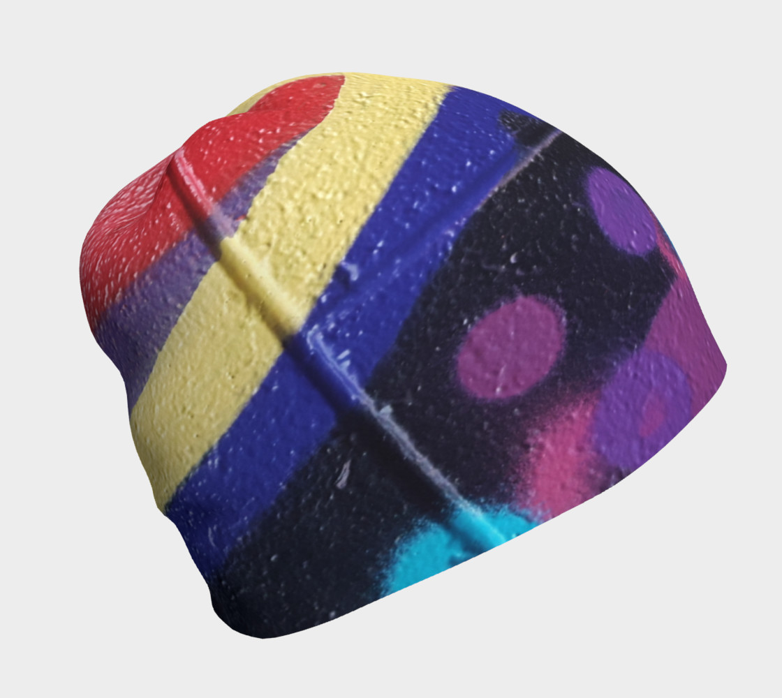 Vibrant Graffiti Beanie preview #1