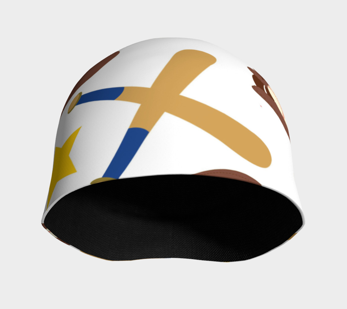 Playball on White Background Beanie preview #3