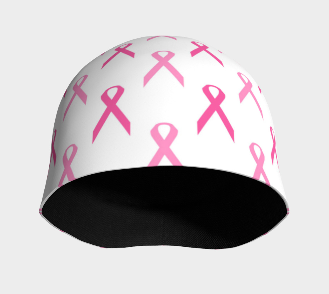 Pink Ribbons for Breast Cancer Awareness Beanie thumbnail #4