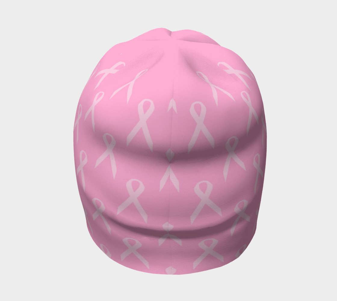 Pink On Pink Breast Cancer Awareness Beanie thumbnail #5