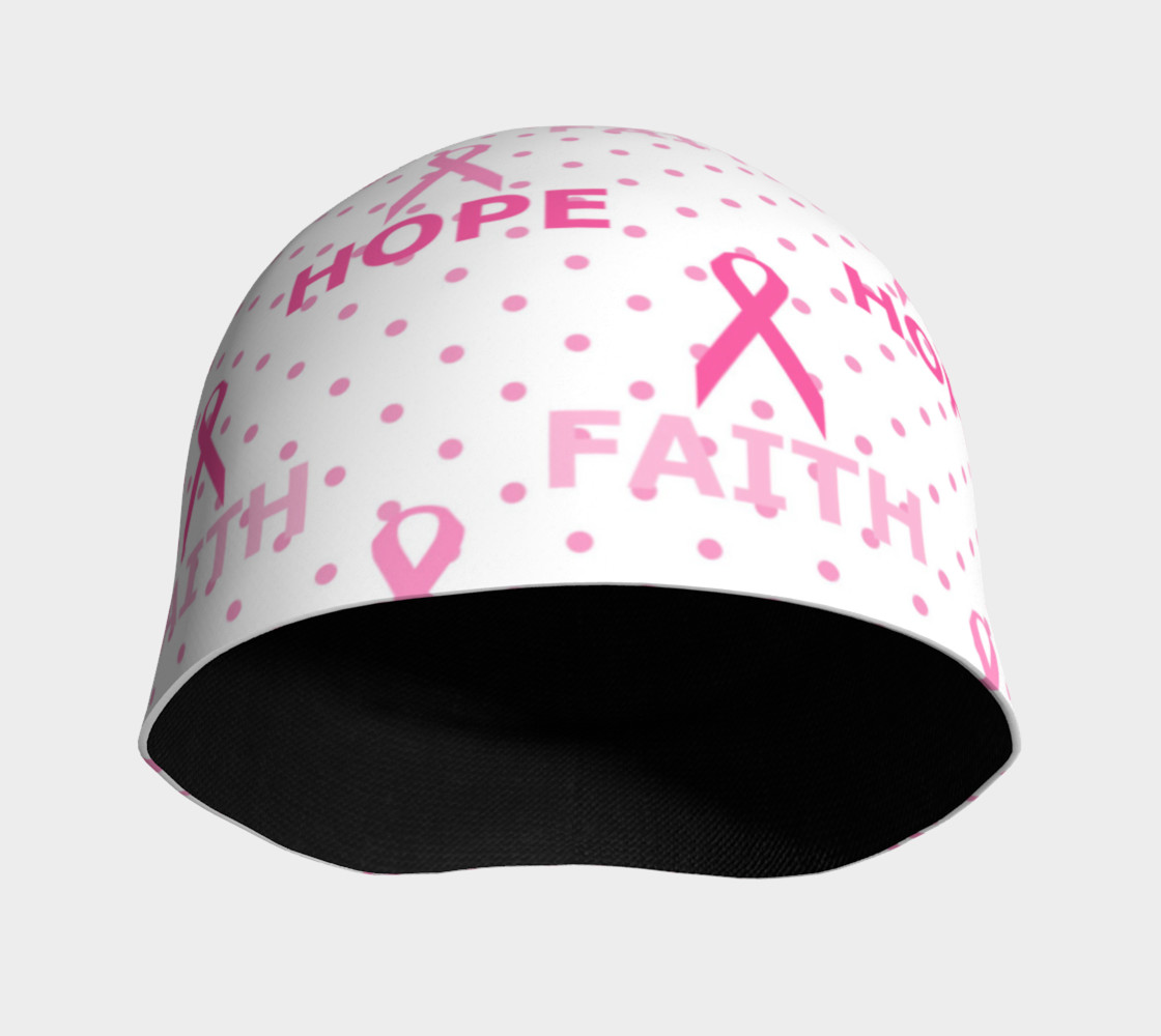 Faith Hope Breast Cancer Awareness Beanie thumbnail #4