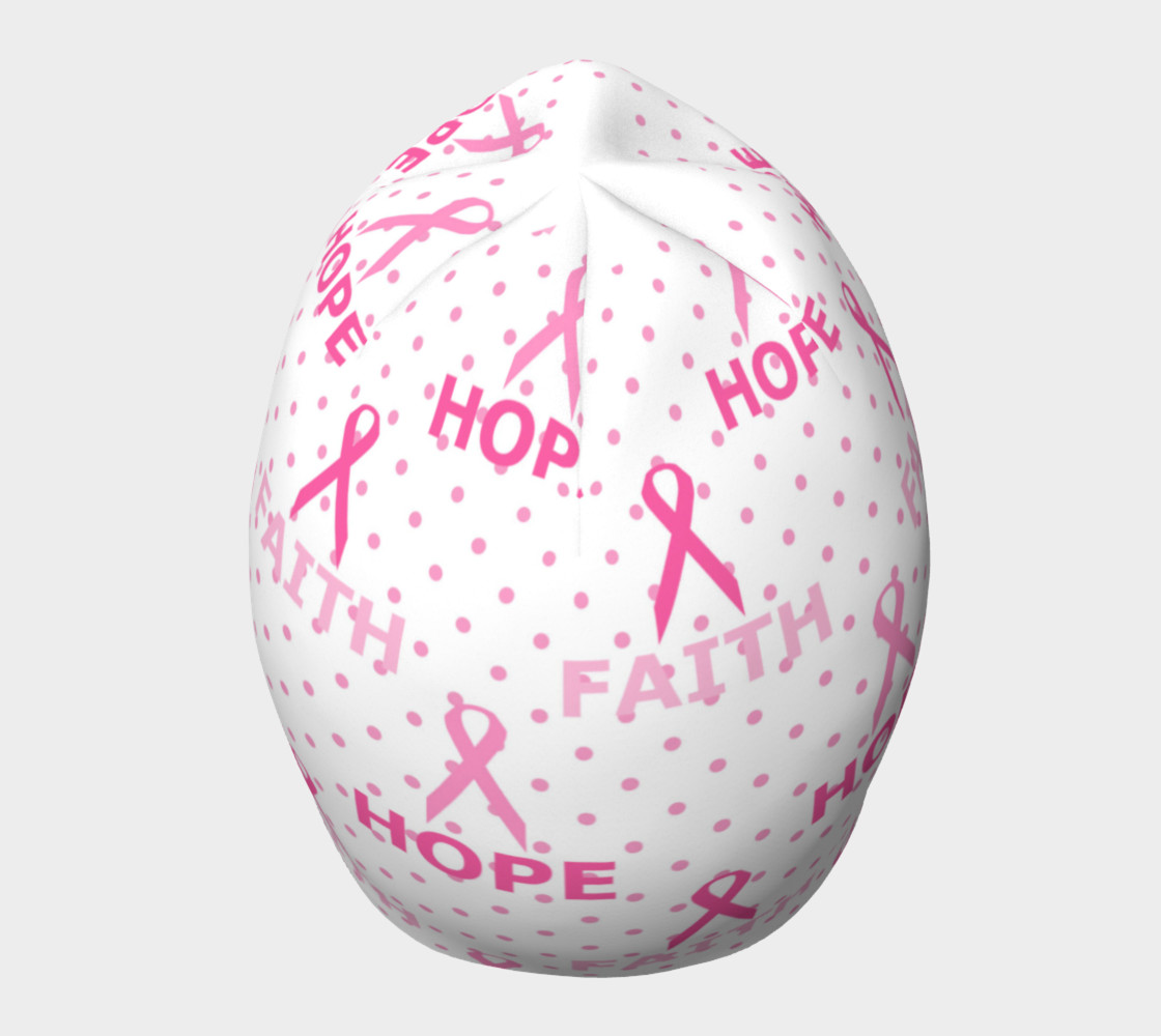 Faith Hope Breast Cancer Awareness Beanie preview #5