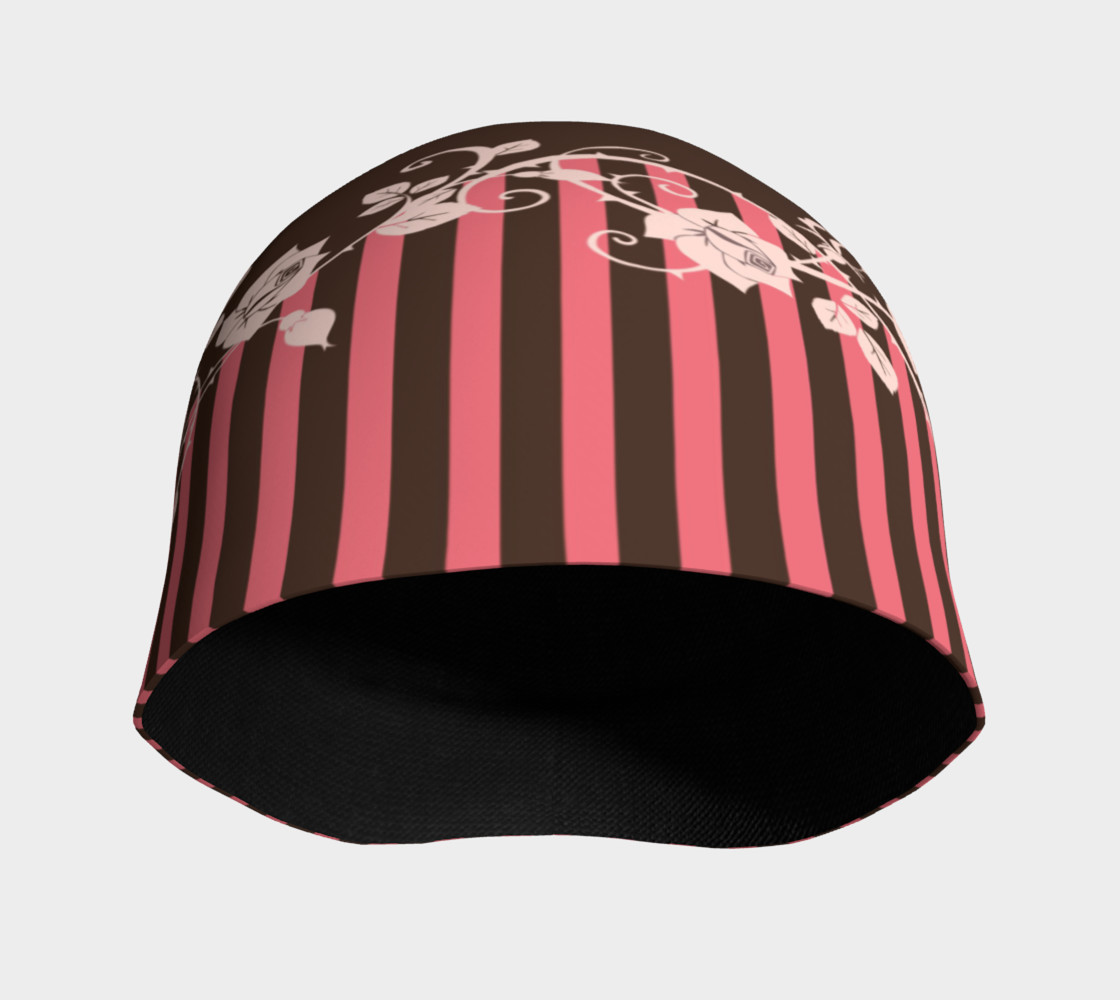 Aperçu de Brown and Pink Feminine Beanie #3