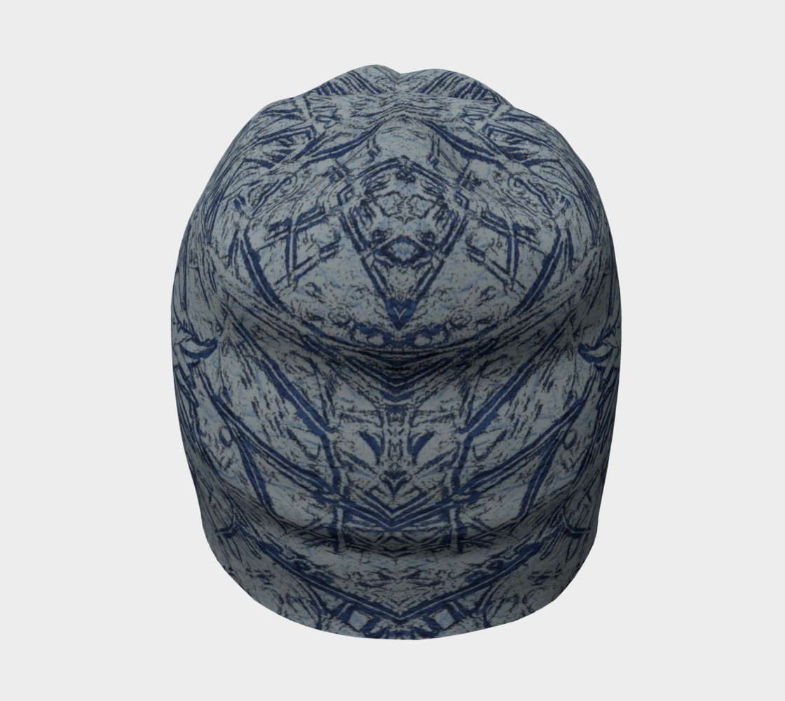 Flannel Flower Indigo beanie for her preview #4