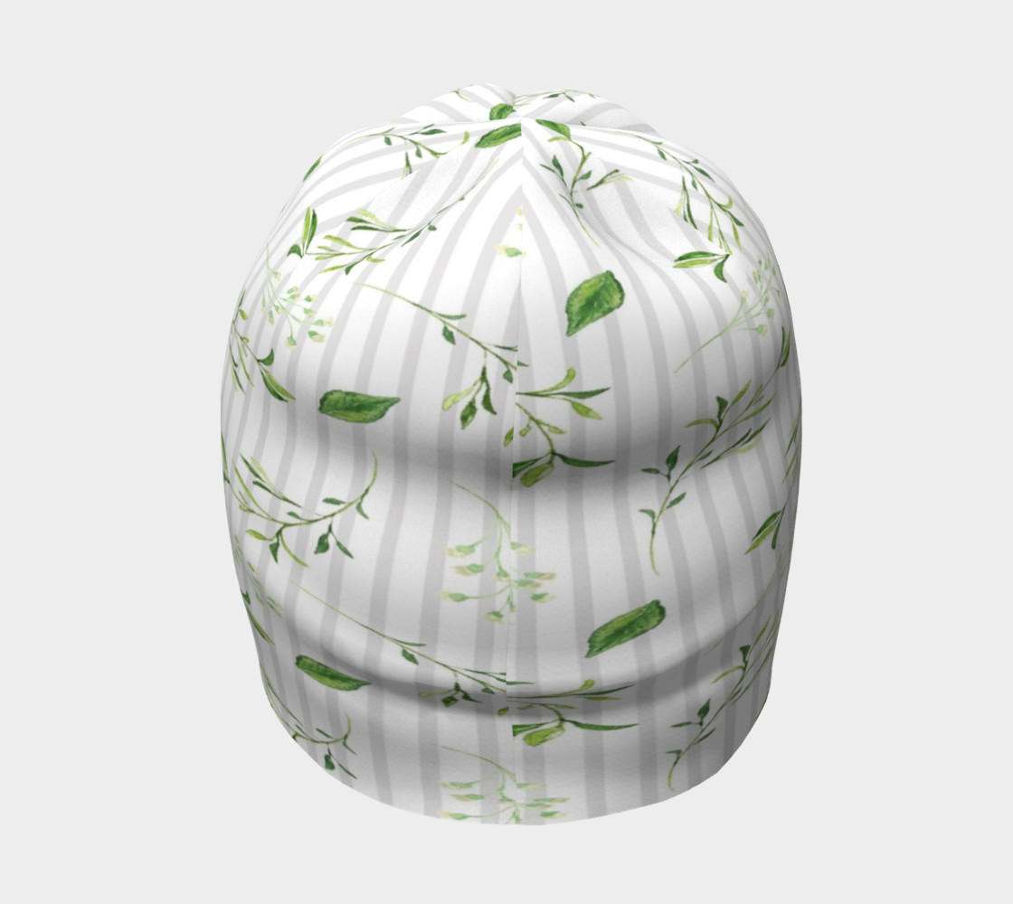 Summertime Greenery Beanie Hat preview #4