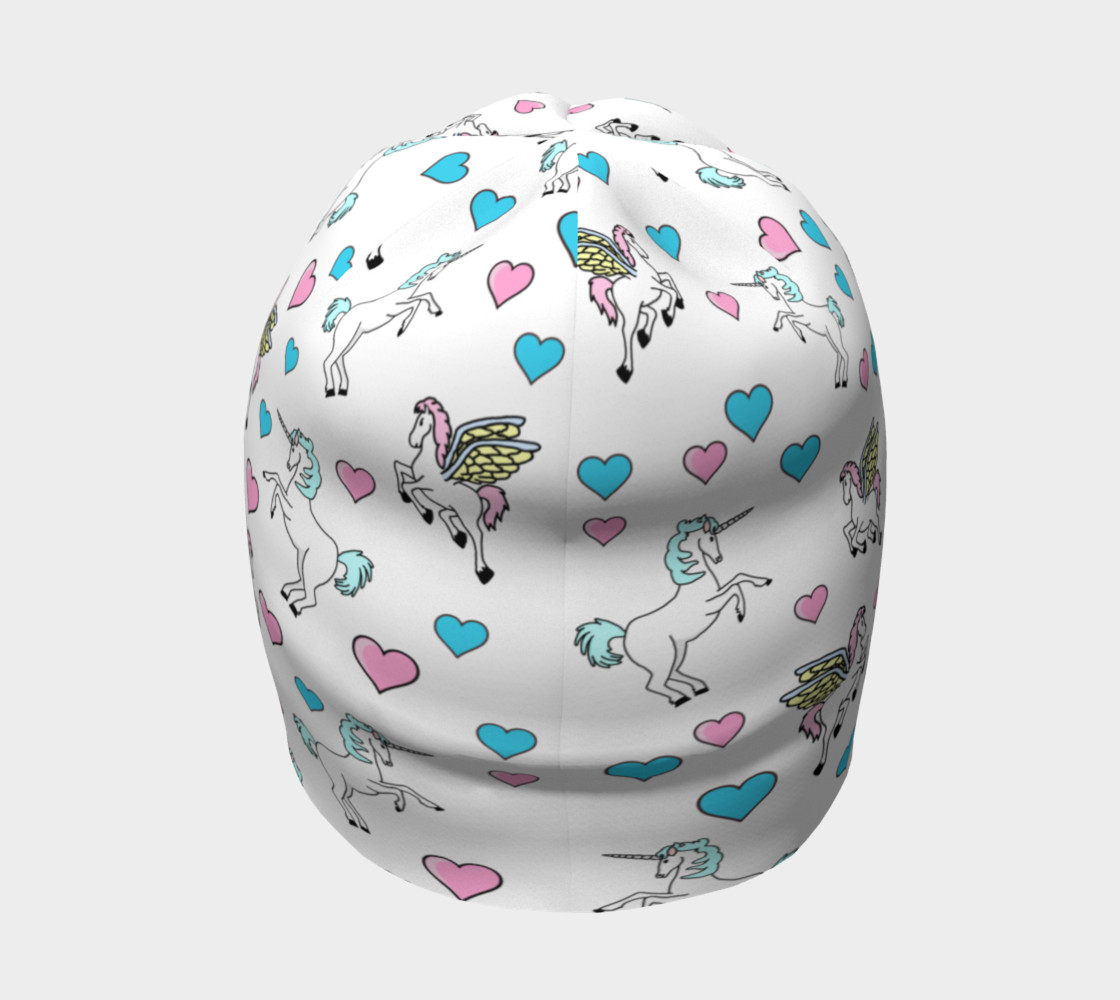 Blue and pink Hearts, Unicorns and Pegasus preview #4