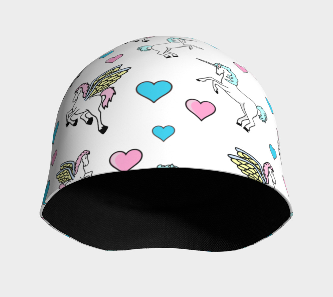 Blue and pink Hearts, Unicorns and Pegasus preview #3