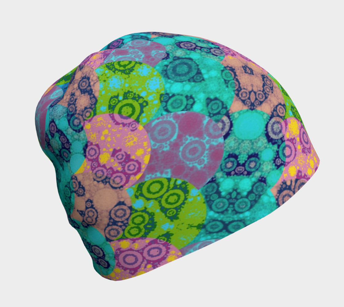 Rainbow Cheetah Print Adult And Kids Beanie preview #1