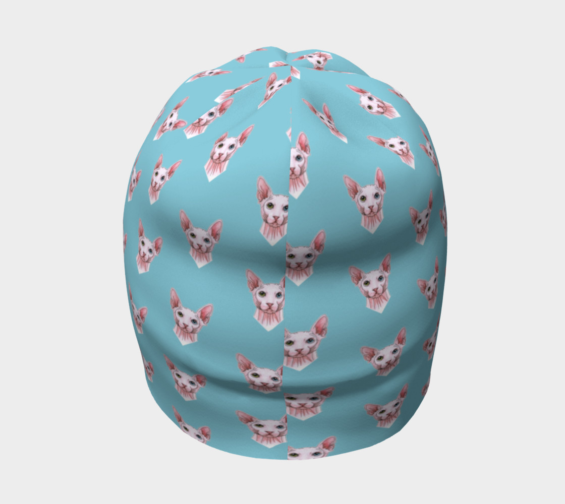 Aperçu de Sphynx cats pattern Beanie #4