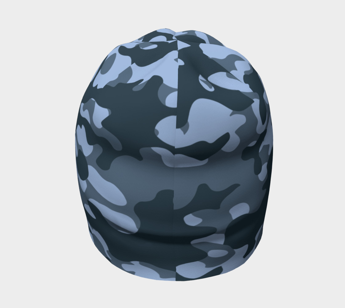 Blue Camouflage Beanie preview #4