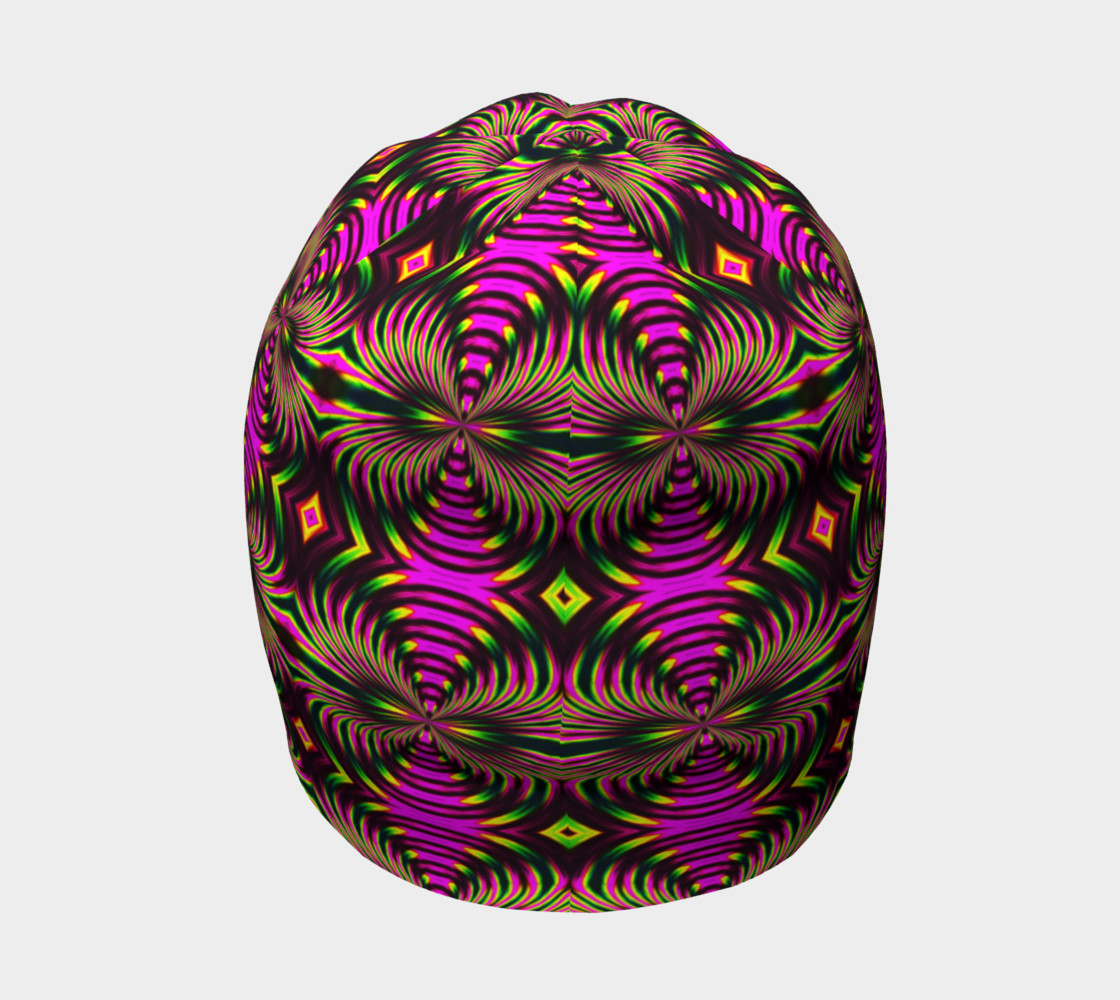 Psychedelic Flamingo Beanie preview #4