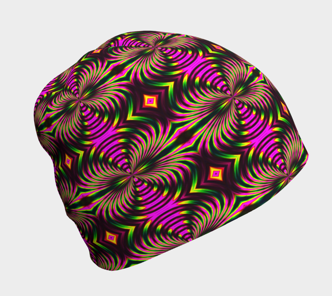 Psychedelic Flamingo Beanie preview #1
