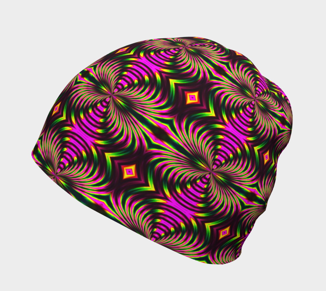 Psychedelic Flamingo Beanie preview #2