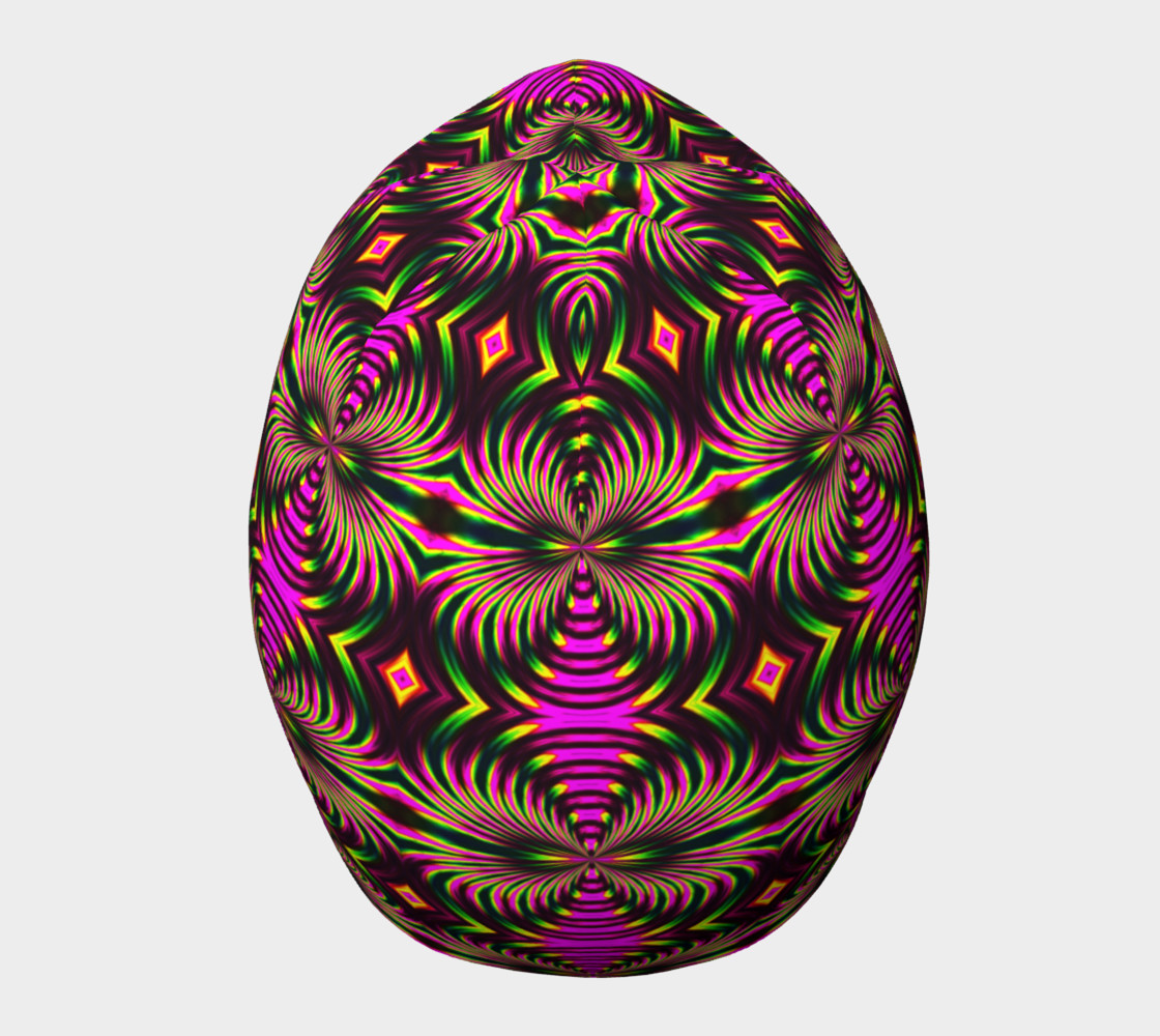 Psychedelic Flamingo Beanie preview #5