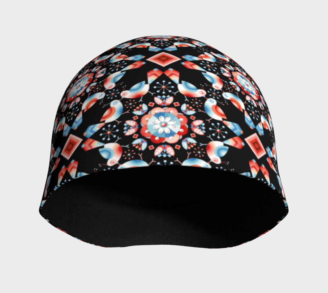 Aperçu de Folkloric Lovebirds Beanie 2 #3