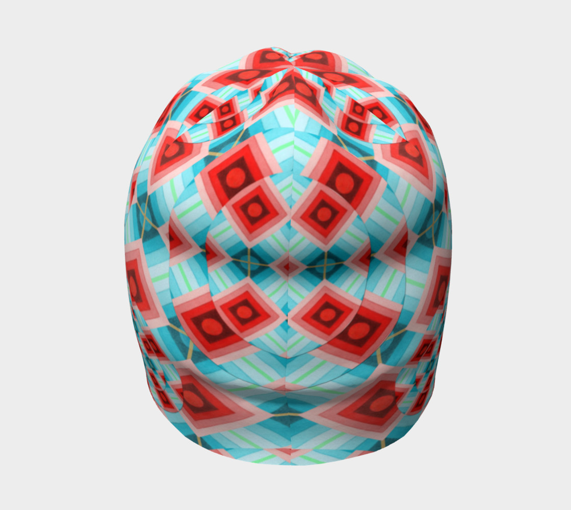Aperçu de Groovy Argyle Beanie small print #4