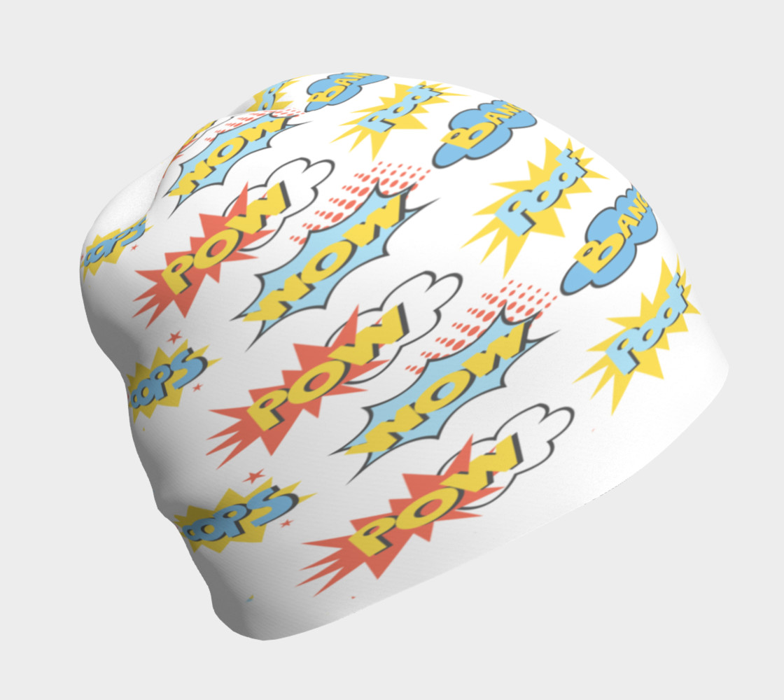 Cartoon Exclamations Beanie preview #1