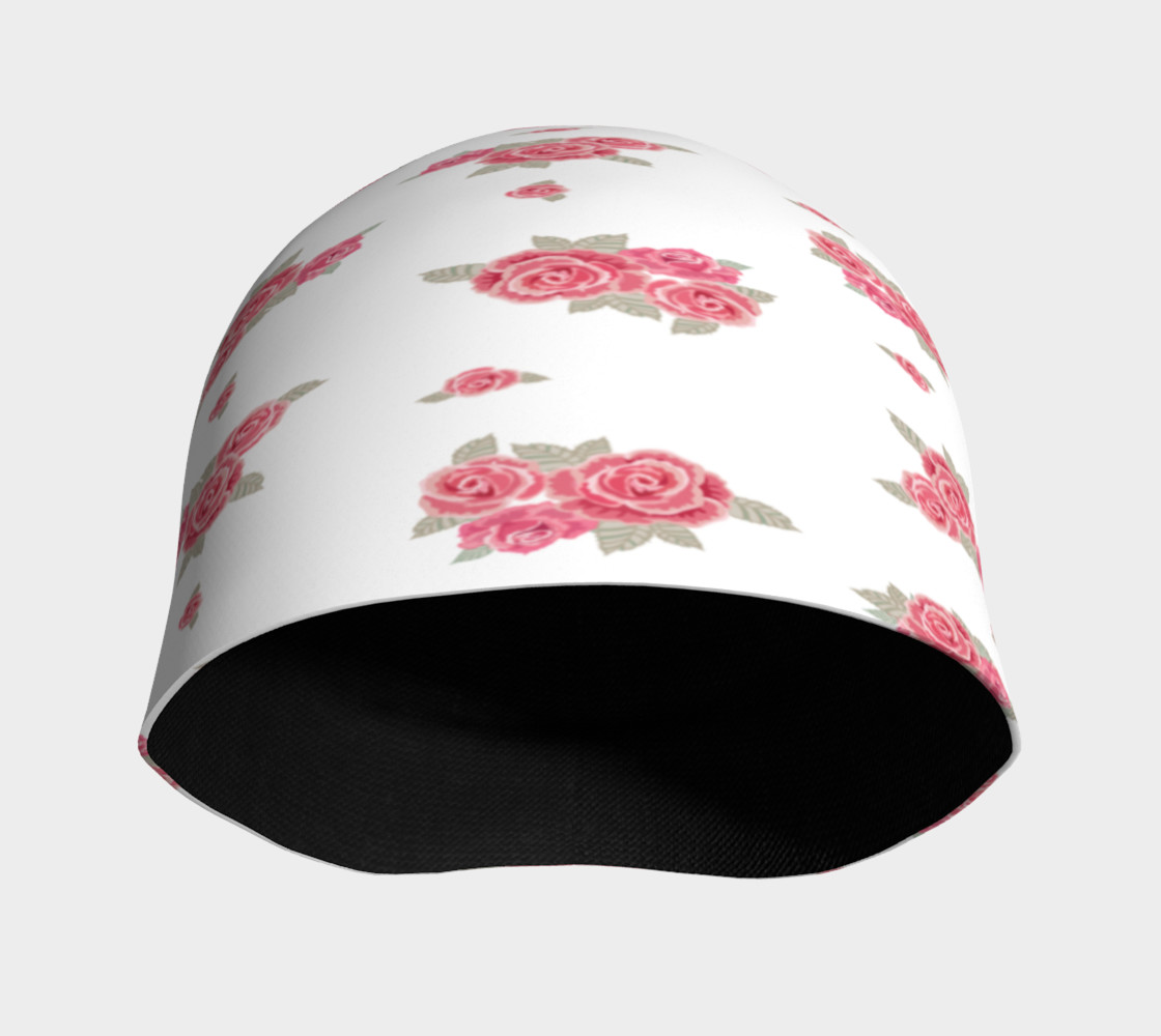 Pink Flowers Beanie preview #3