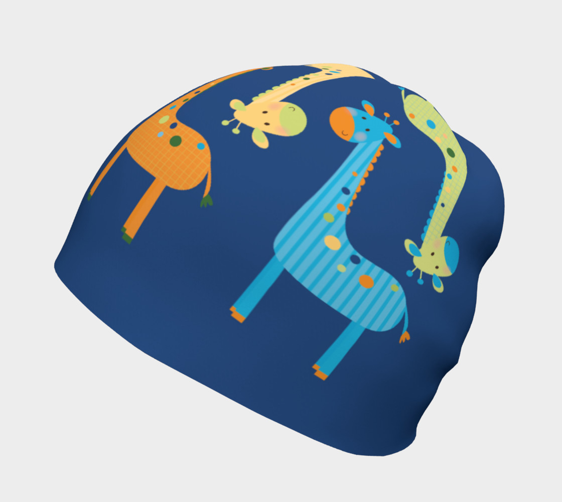 Giraffes From The Jungle Beanie preview #2