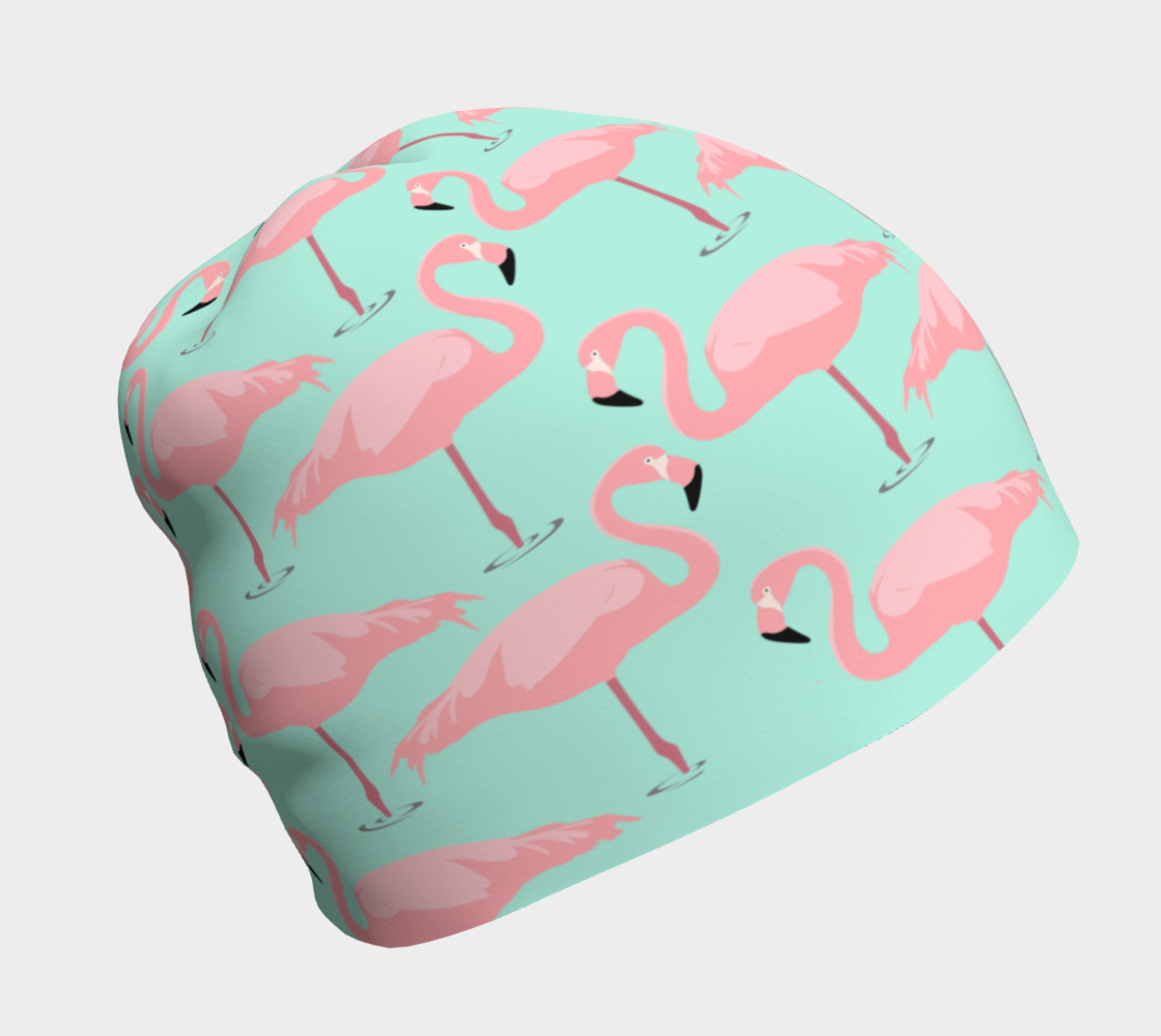 Pink Flamingos Beanie preview #1
