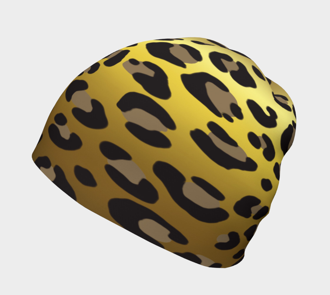 Golden Leopard Beanie preview #2