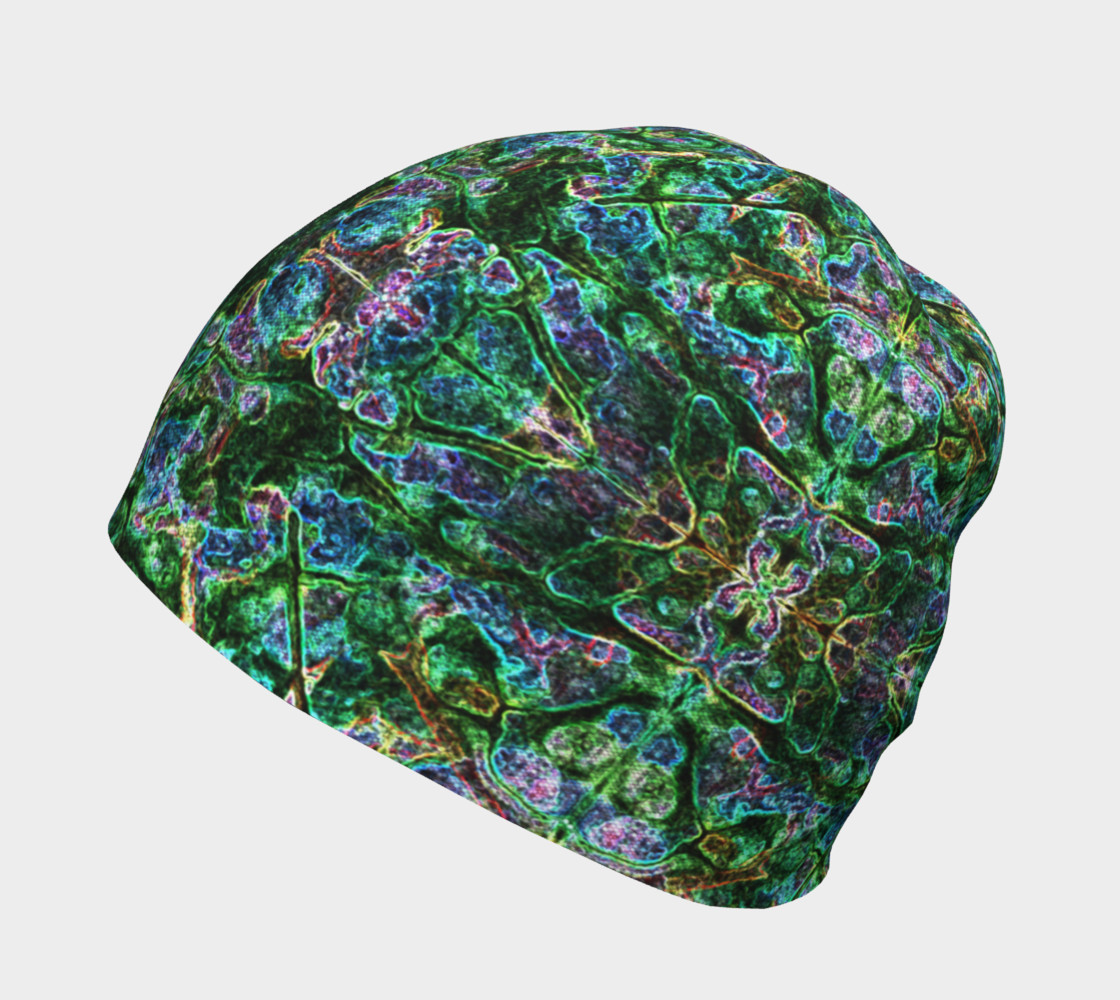 Emerald Gemstone Stained Glass Beanie preview #2