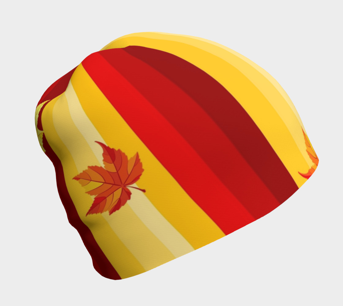 autumn leaves and stripes preview #1