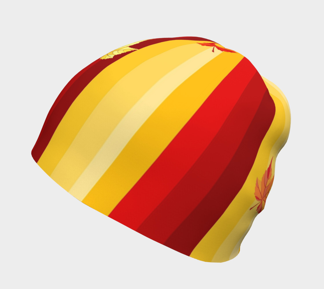 autumn leaves and stripes preview #2