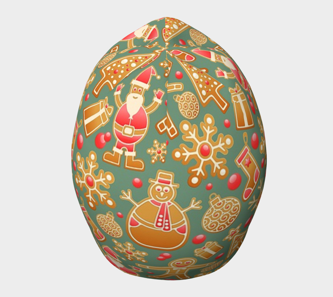 1950s Christmas Gingerbread beanie preview #5
