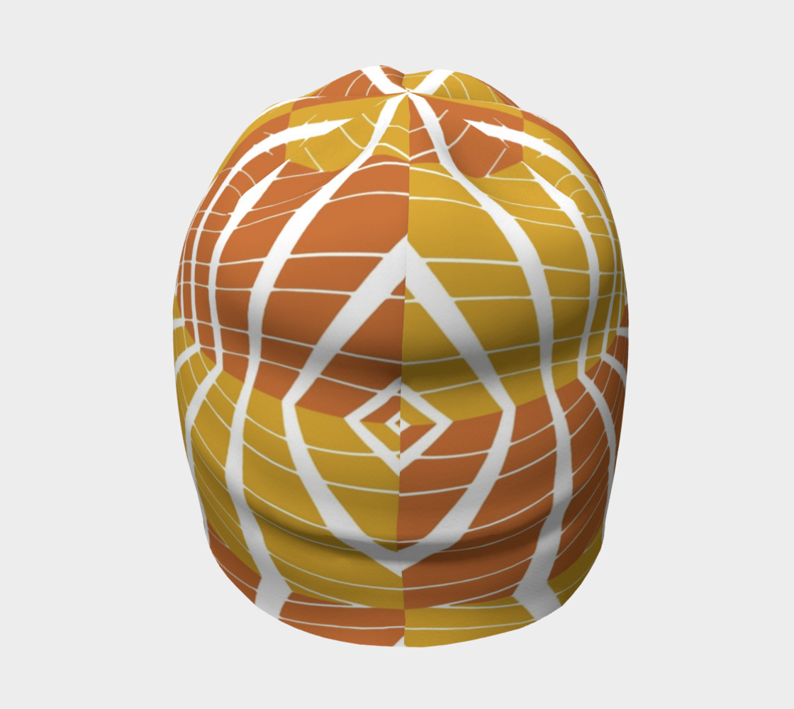 geometric pumpkin beanie preview #4