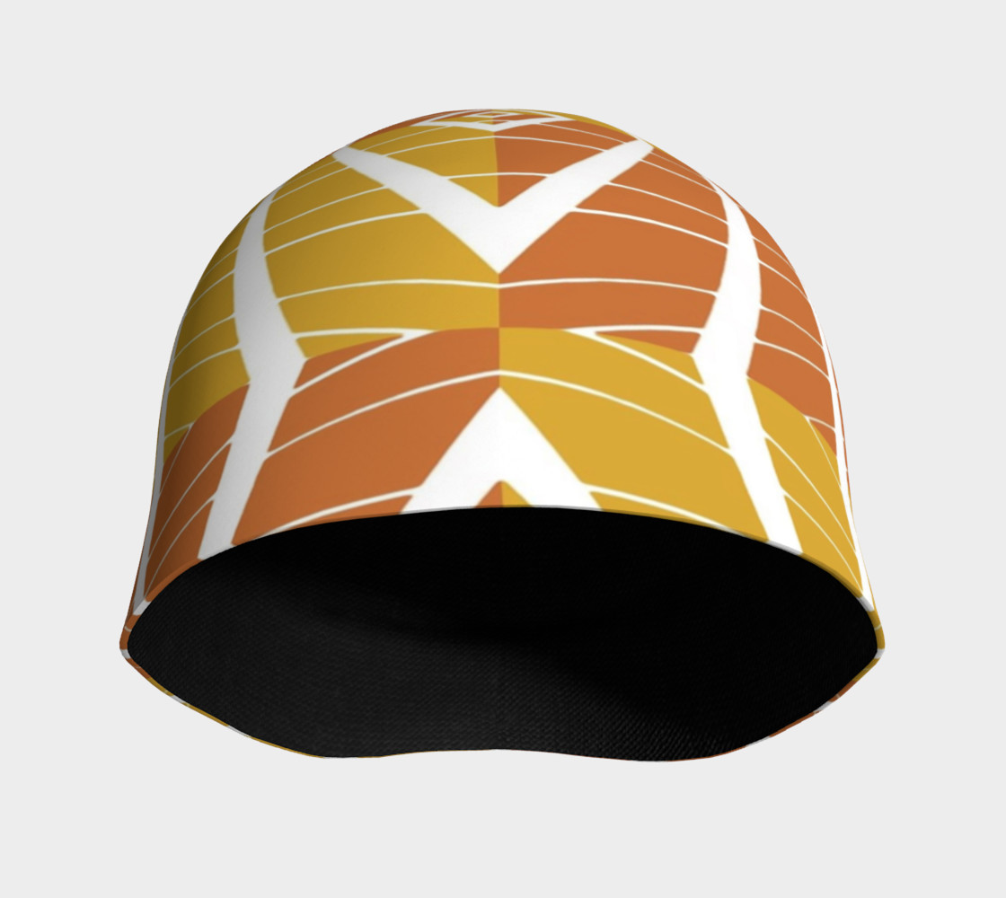 geometric pumpkin beanie preview #3