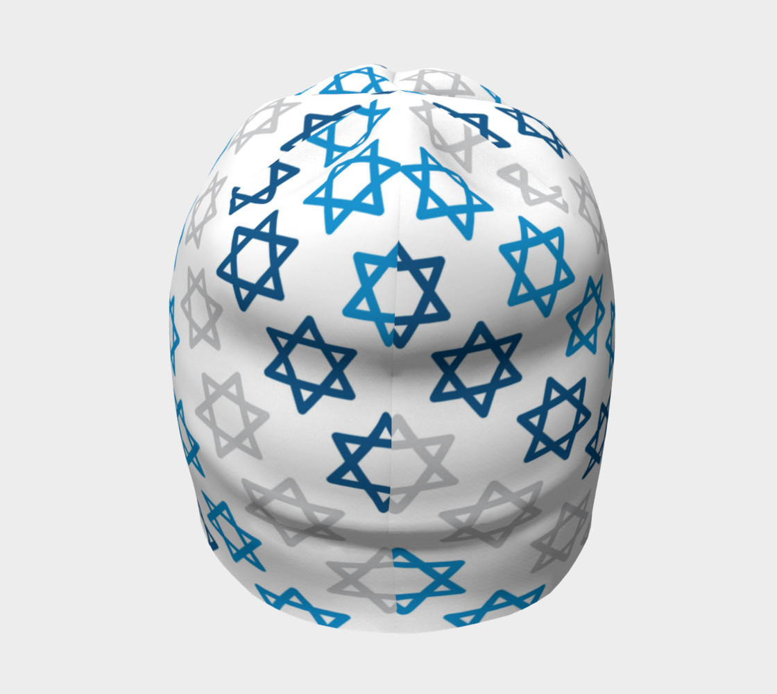 Aperçu de Star of David Hanukkah Beanie #4