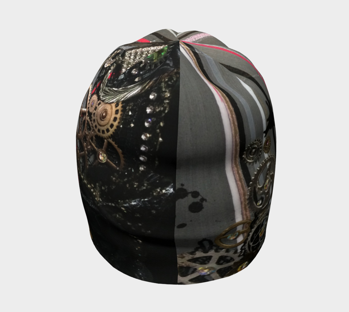 Gears and Pink Roses Beanie preview #4