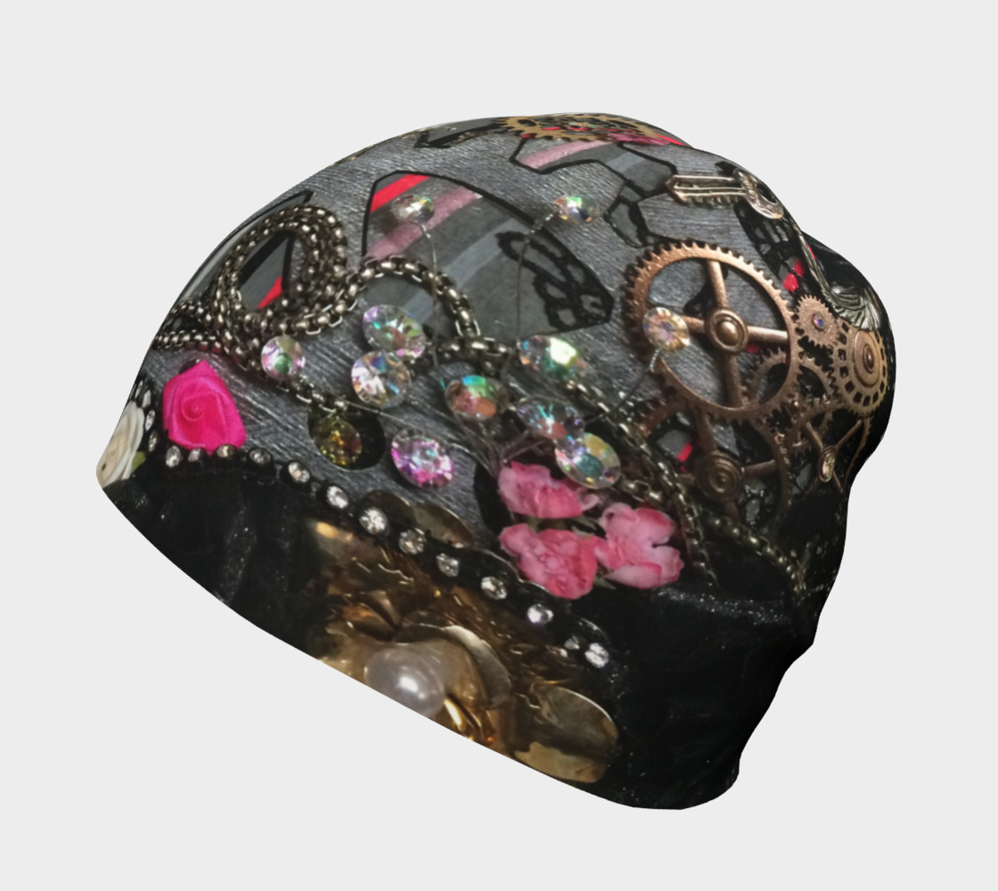 Gears and Pink Roses Beanie preview #2