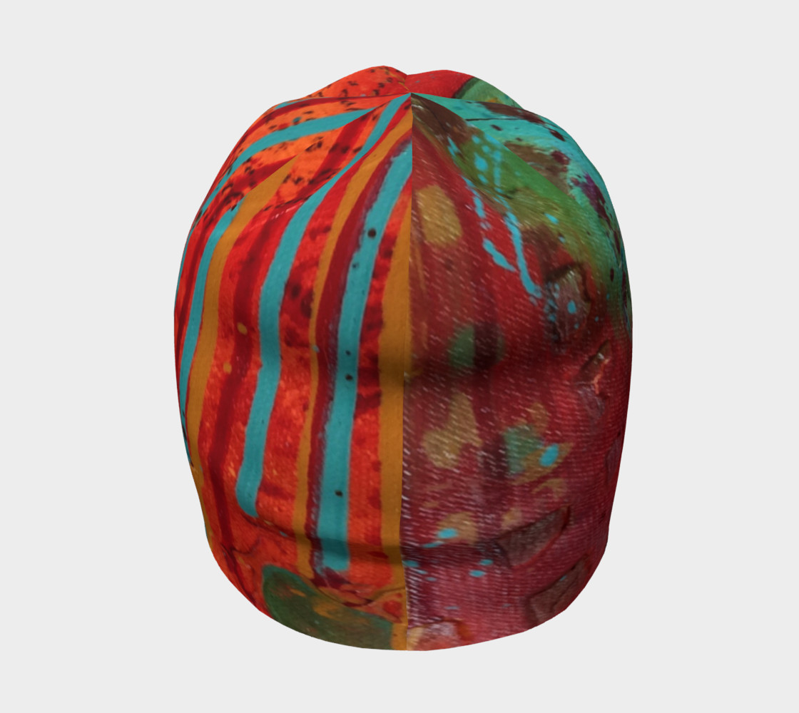 Red Abstract Beanie ll preview #4