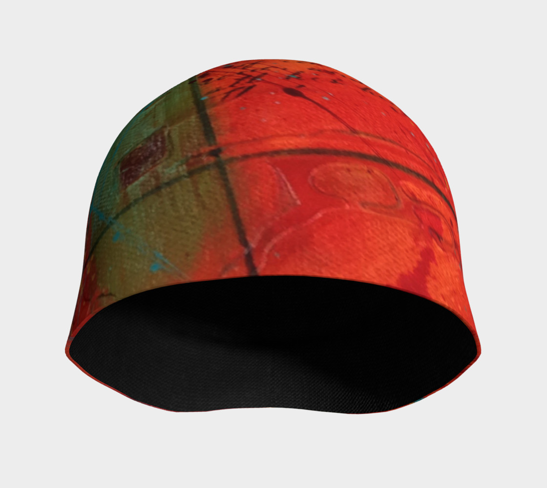 Red Abstract Beanie ll preview #3
