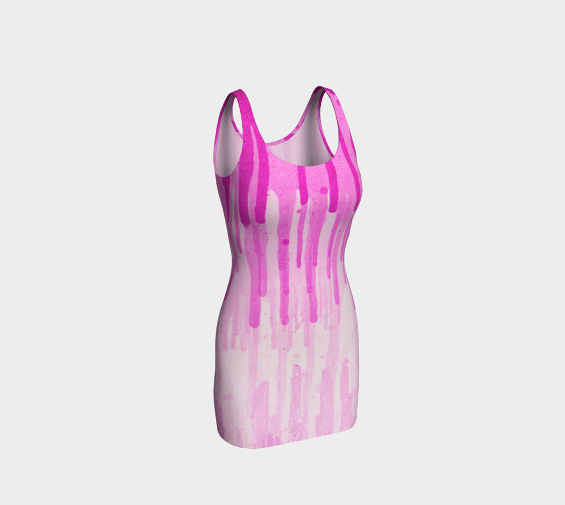 Pink Grunge Color Splatter Graffiti Backstreet Wall Background preview #1
