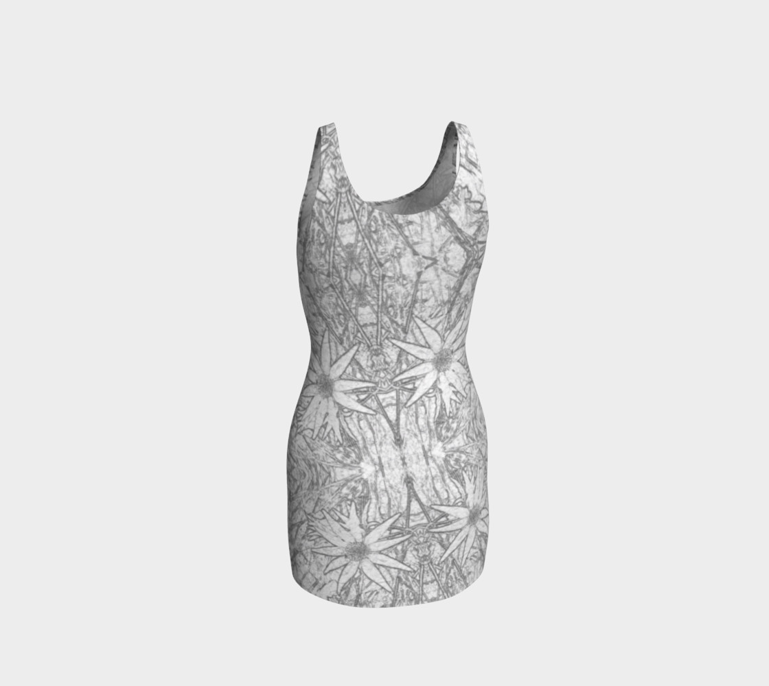 Flannel Flower Light fitted dress preview #3