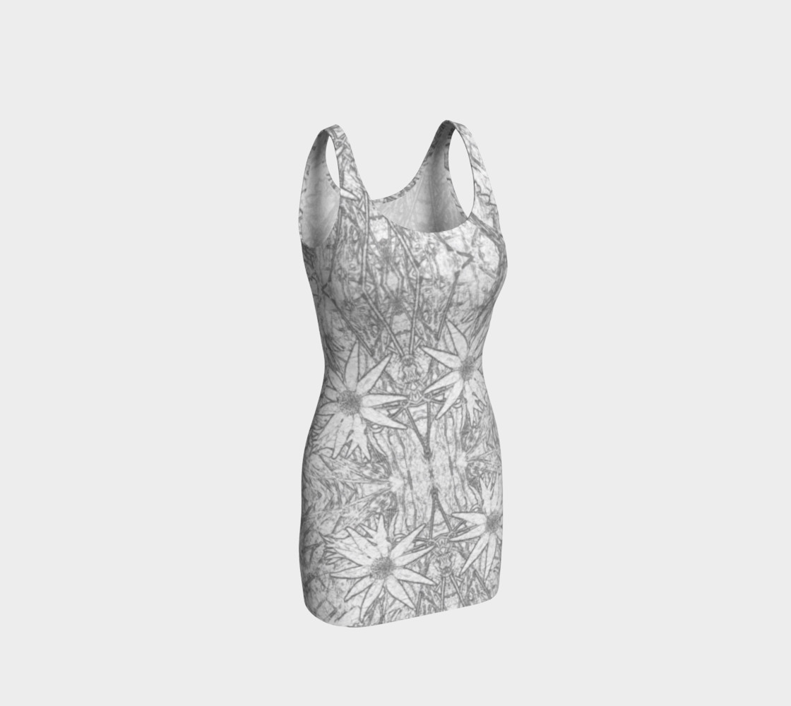 Flannel Flower Light fitted dress preview #1