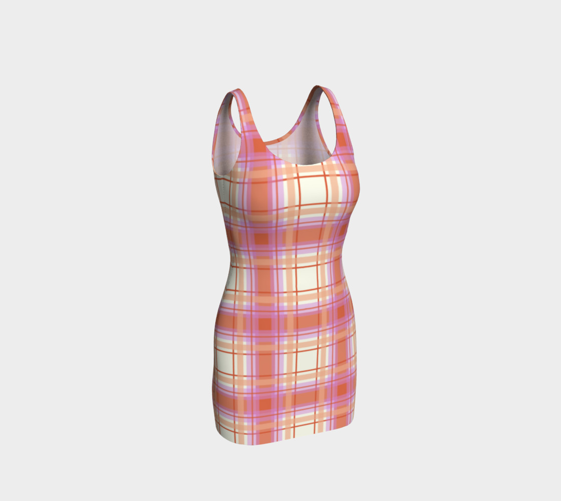 Plaid in Peach, Yellow and Pink preview #1