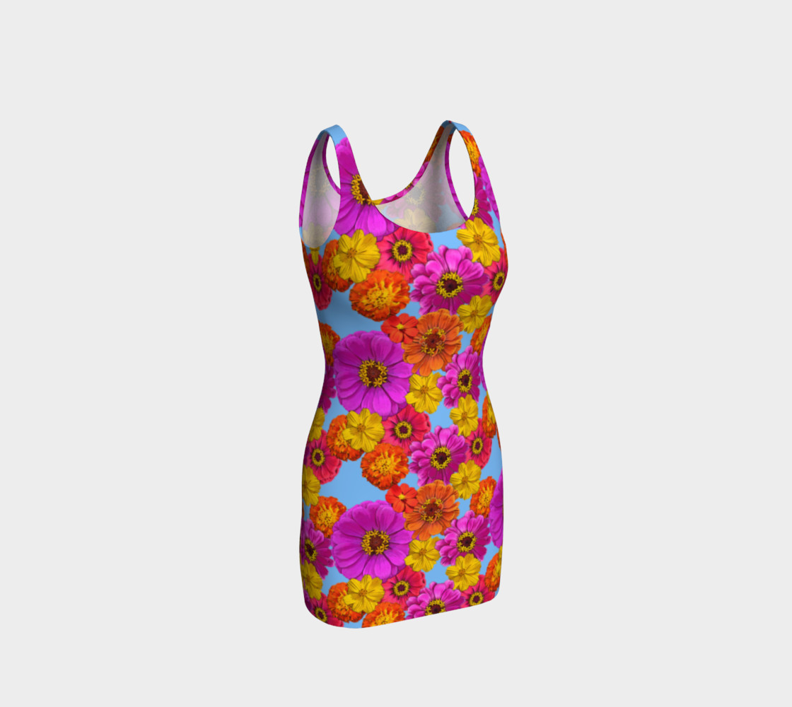 Colorful Flowers on Sky Blue preview #1