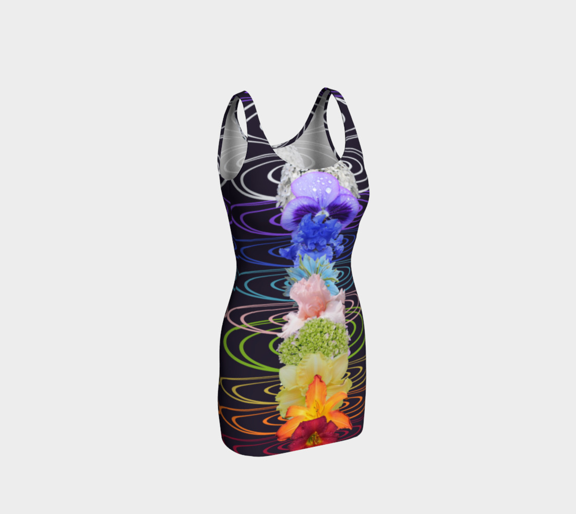 Chakra Flower Bodycon Dress preview #1