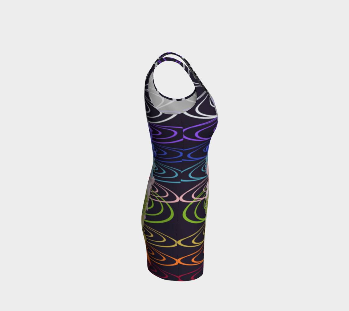 Chakra Flower Bodycon Dress preview #4